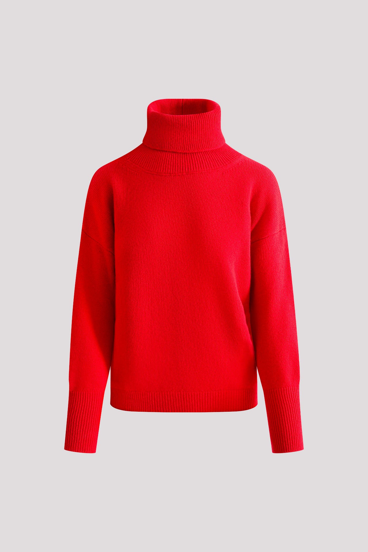 Dolcevita in lana rosso