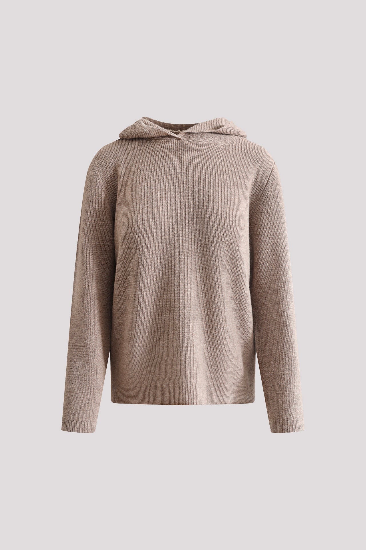 Maglia in misto lana e cashmere con cappuccio