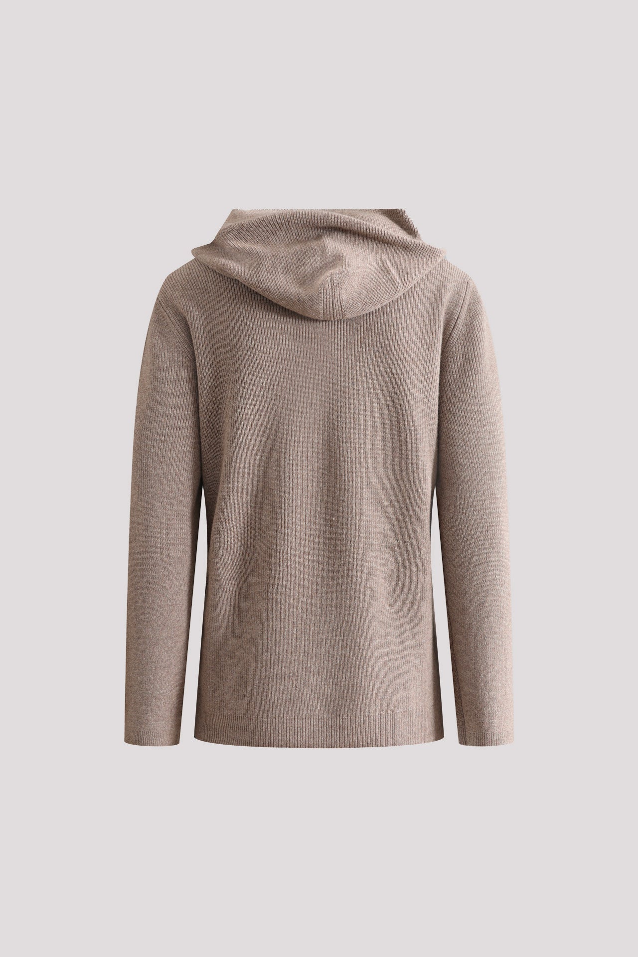 Maglia in misto lana e cashmere con cappuccio