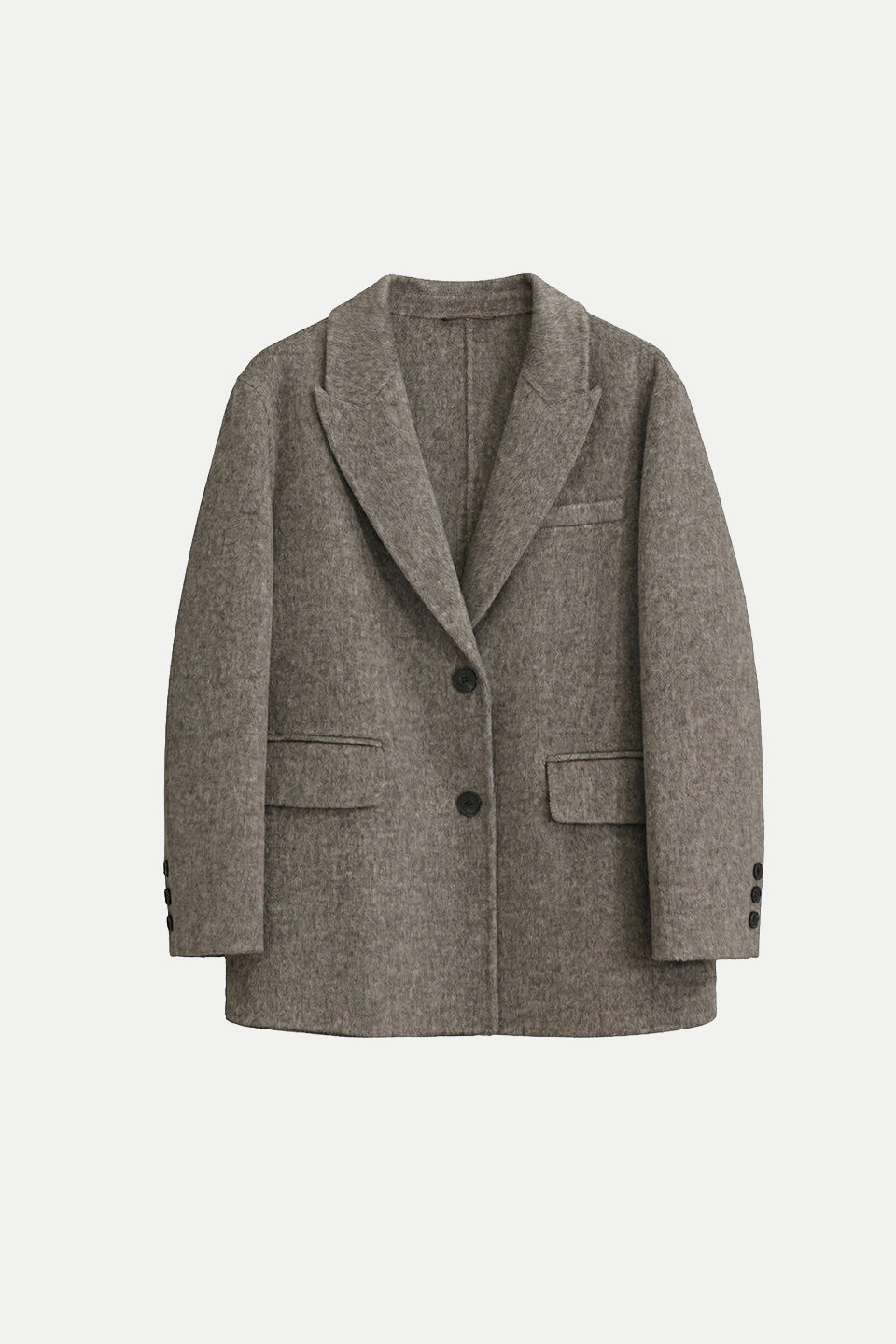 Blazer oversize in misto lana